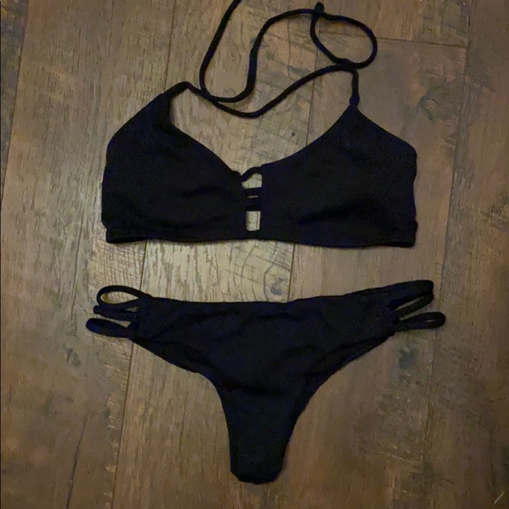 Black Midori Bikini Swim Set